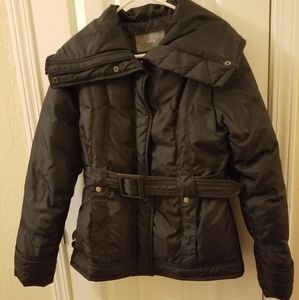 Apt 9 Black Warm Down Puffer Jacket Coat Size M